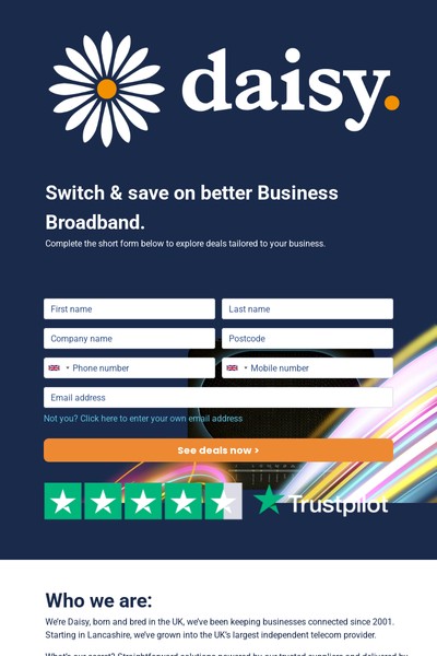 Daisy | Broadband deals