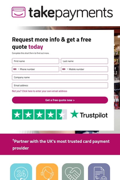 Take Payments | Get a free quote
